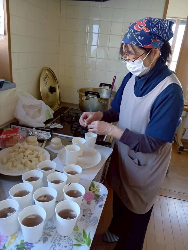 鏡開きを行いました（1月10日）